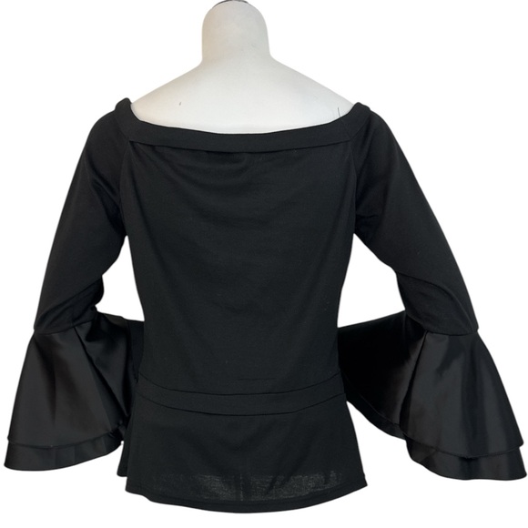 Elegant Black Women's Top - Picture 2 of 6